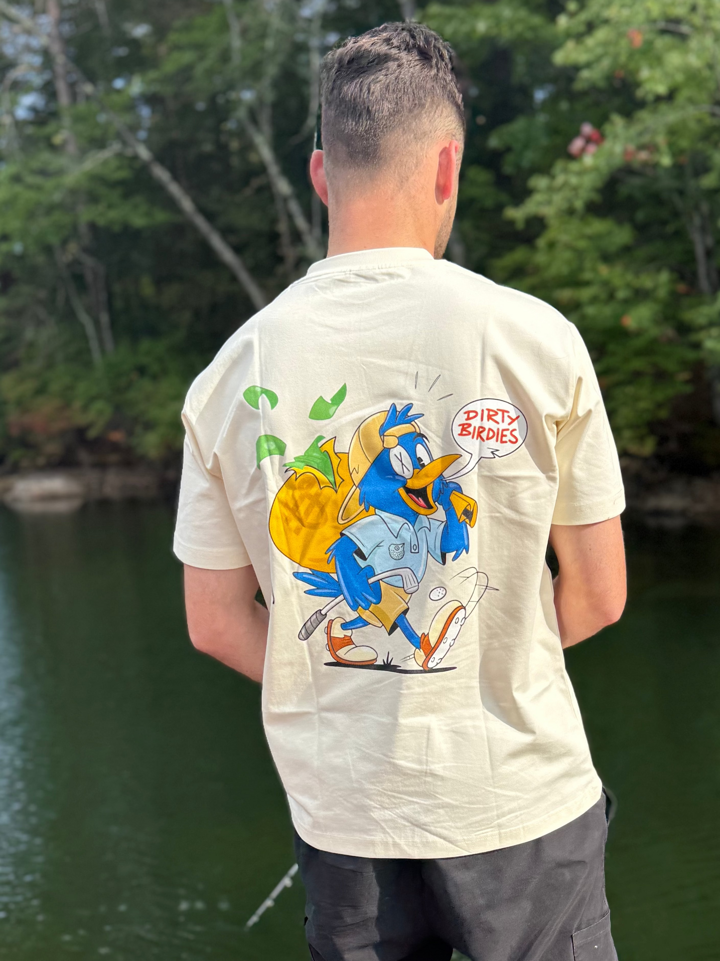 The after scrape.  High quality tee.